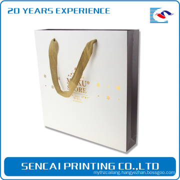 Sencai mall elegant shopping packing paper bag